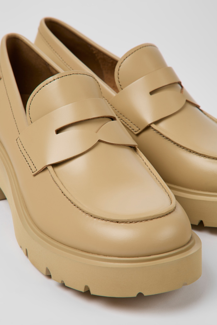 Beige Women's Camper Milah Loafers | K201425-010