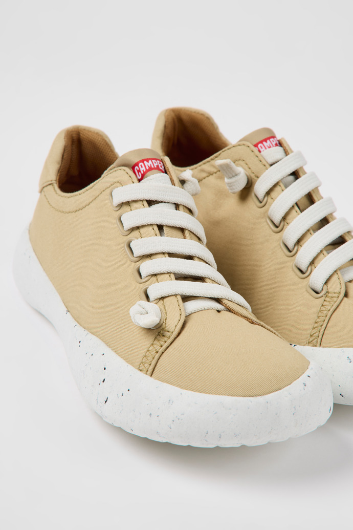 Beige Women's Camper Peu Stadium Sneakers | K201525-004