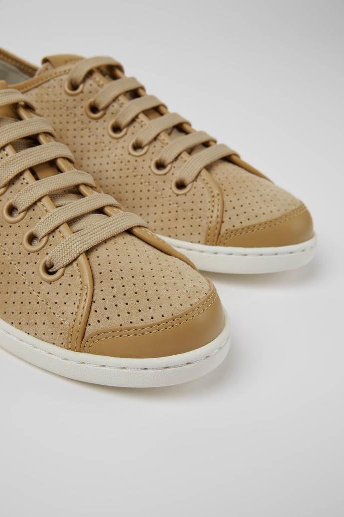 Beige Women's Camper Uno Sneakers | 21815-063