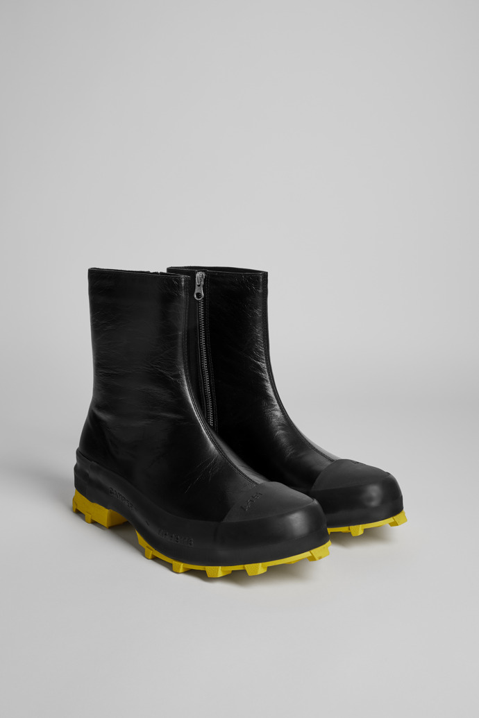 Black Men's Camper Traktori Boots | K300337-020