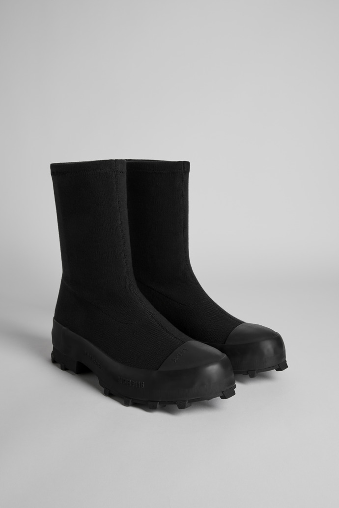 Black Men's Camper Traktori Boots | K300428-001