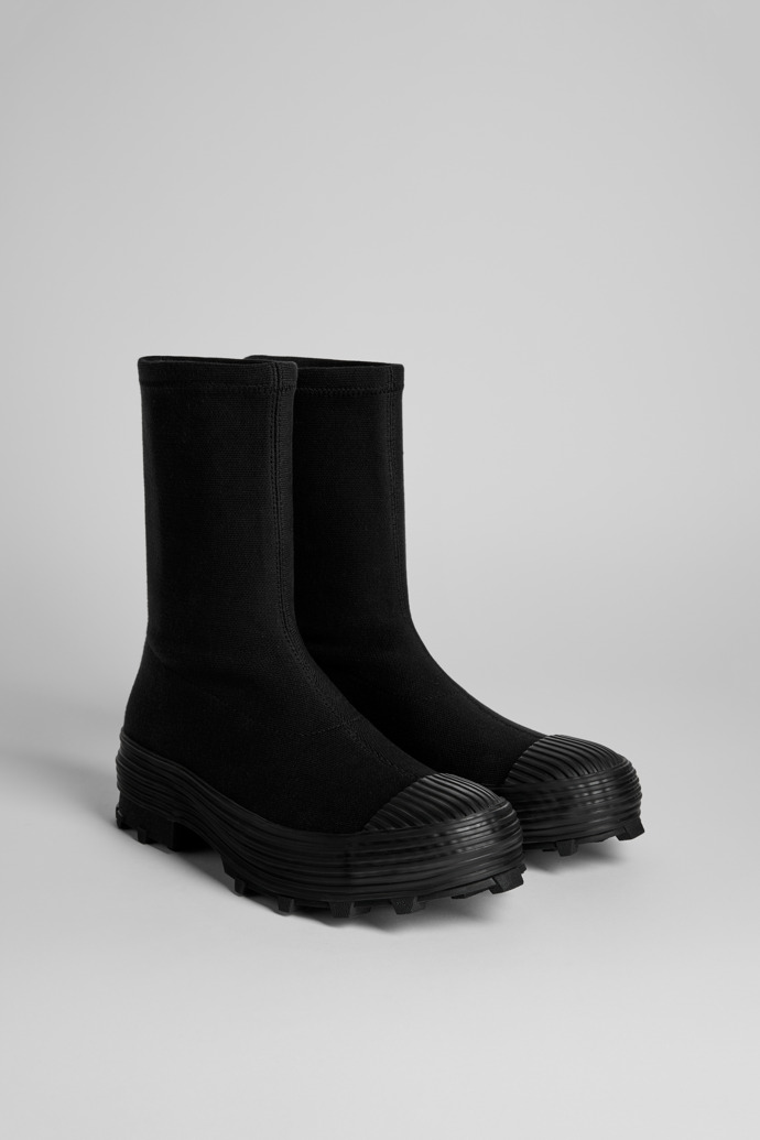 Black Men's Camper Traktori Boots | K300462-001