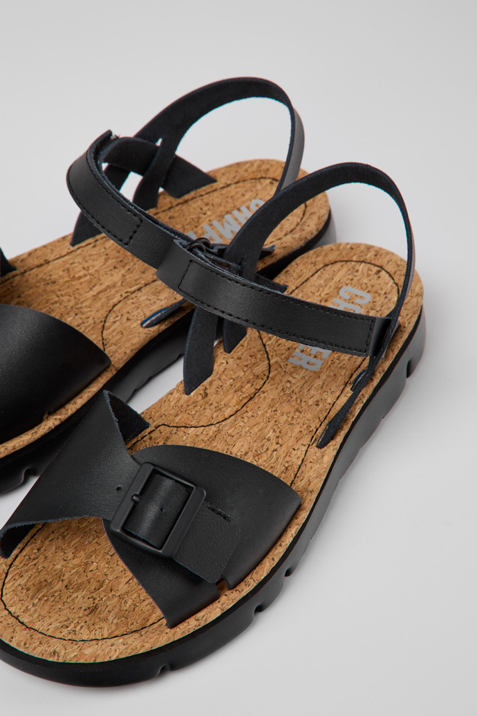 Black Women's Camper Oruga Sandals | K200631-003