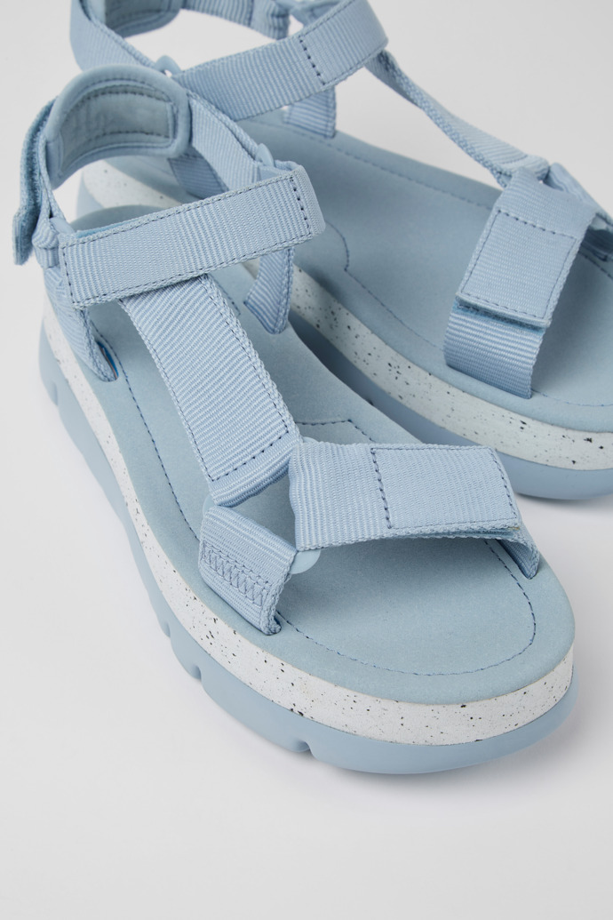 Blue Women's Camper Oruga Up Platform Sandals | K200851-019