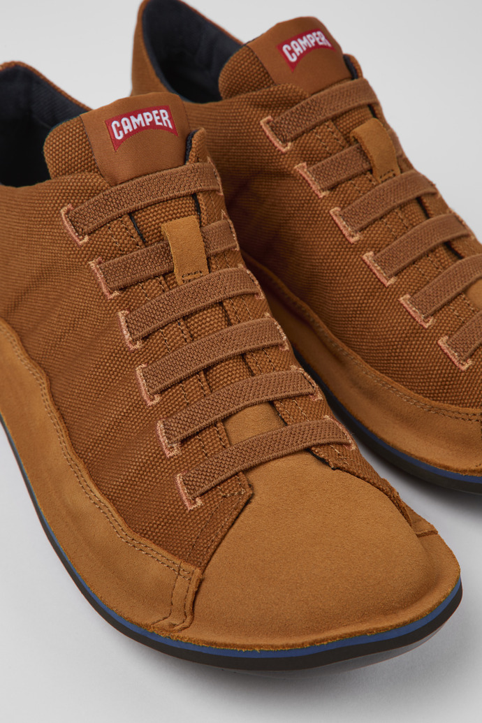 Brown Men's Camper Beetle Sneakers | 36791-068