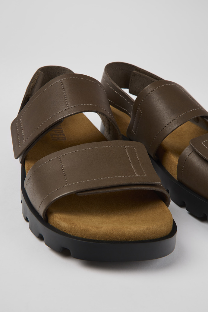 Brown Men's Camper Brutus Sandals | K100777-005