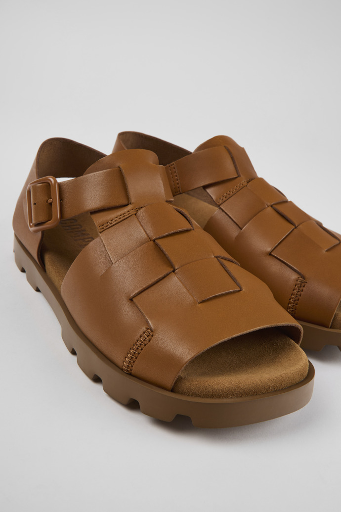 Brown Men's Camper Brutus Sandals | K100778-005