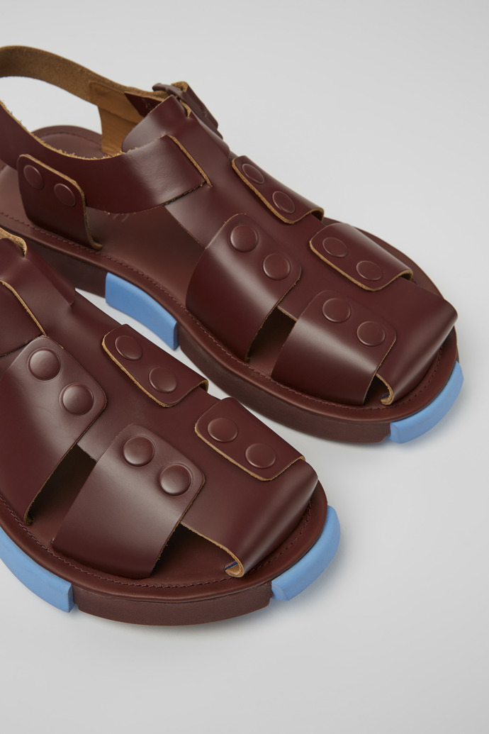 Burgundy Men's Camper Set Sandals | K100859-002