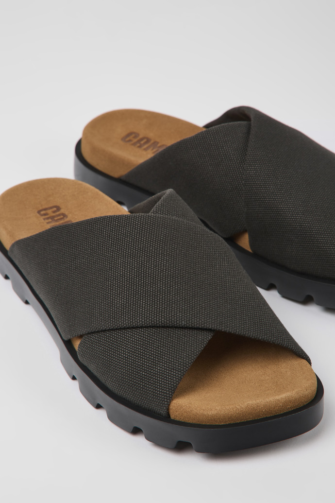 Grey Men's Camper Brutus Sandals | K100776-010