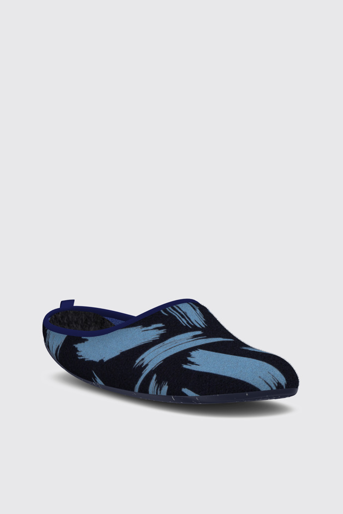 Navy Men's Camper Wabi Slippers | 18811-999-C049