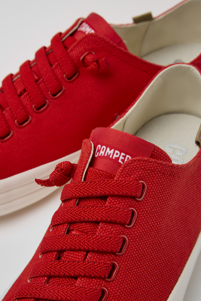 Red Women's Camper Hoops Sneakers | K200604-015