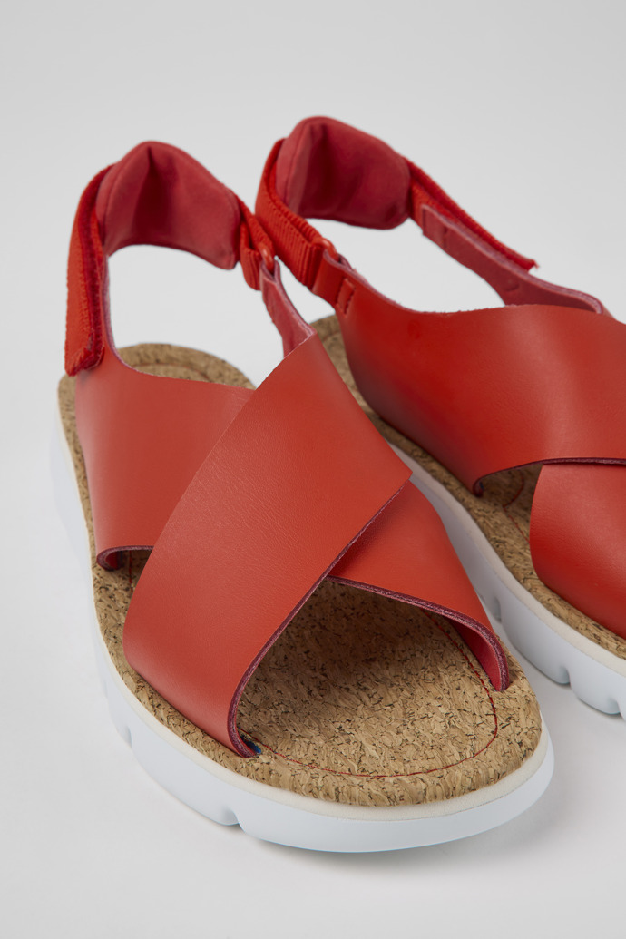 Red Women's Camper Oruga Sandals | K200157-049