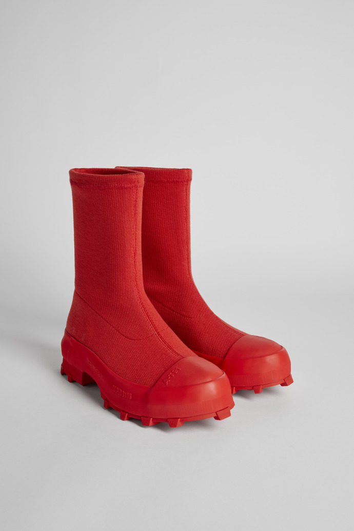 Red Women's Camper Traktori Boots | K400625-002