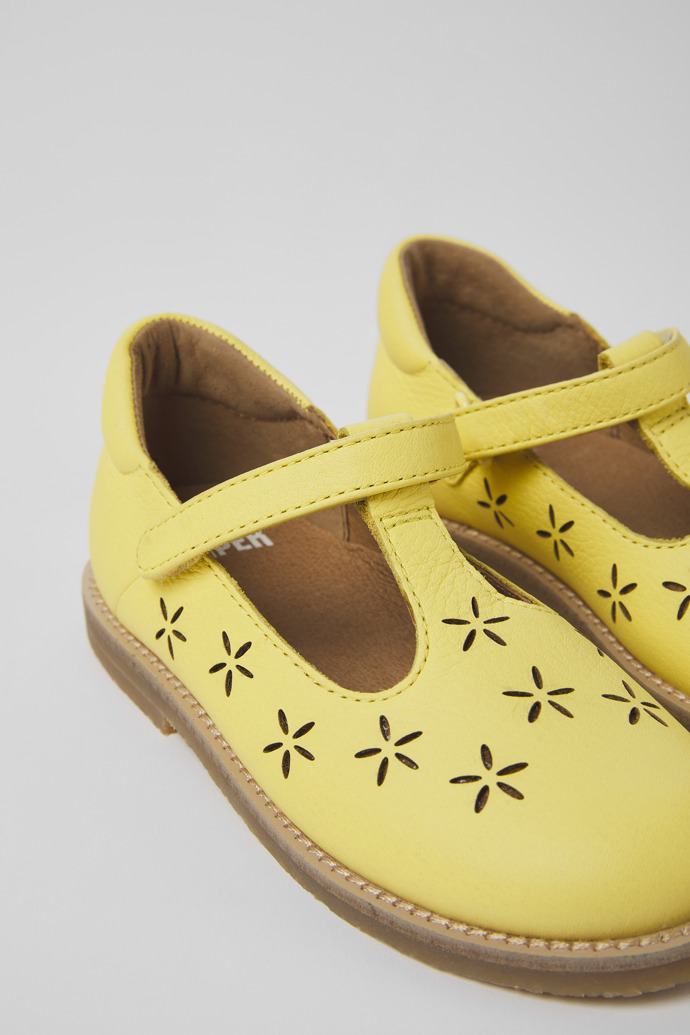 Yellow Girls' Camper Savina Mary Jane Shoes | K800474-007