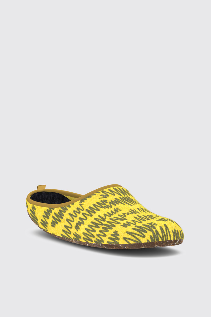 Yellow Men's Camper Wabi Slippers | 18811-999-C045