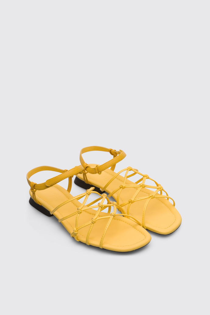 Yellow Women's Camper Casi Myra Sandals | K201221-002