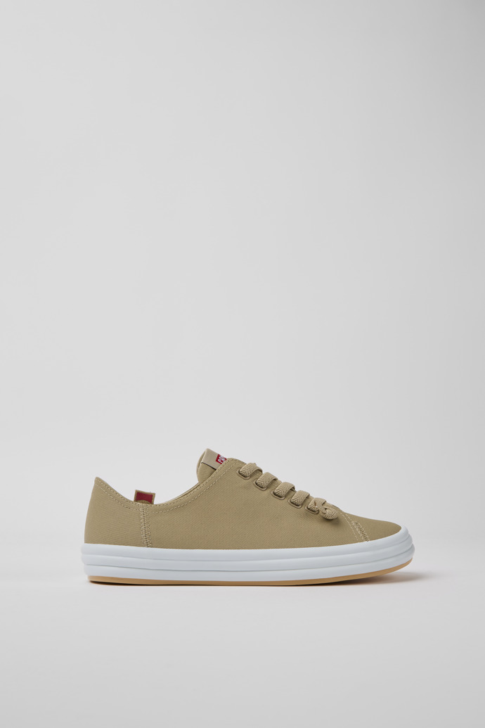 Beige Women's Camper Hoops Sneakers | K200604-011