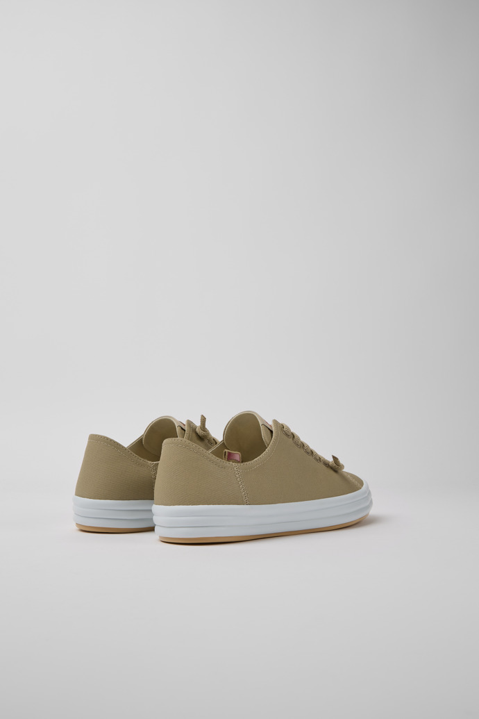 Beige Women's Camper Hoops Sneakers | K200604-011