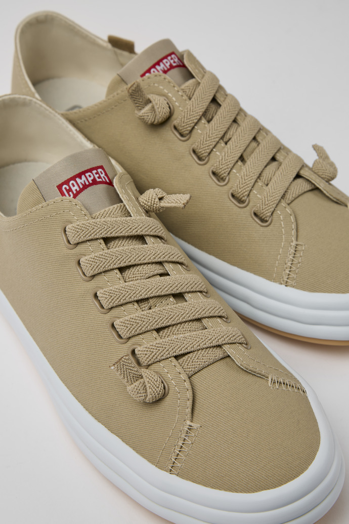 Beige Women\'s Camper Hoops Sneakers | K200604-011