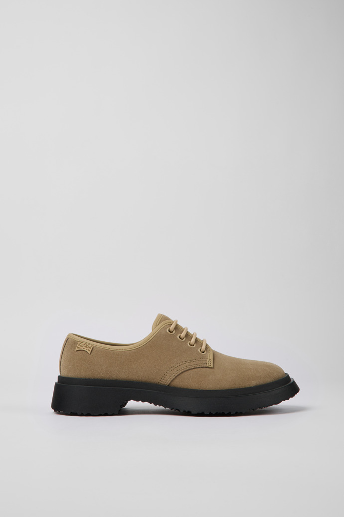 Beige Women's Camper Walden Lace Up Shoes | K201459-004