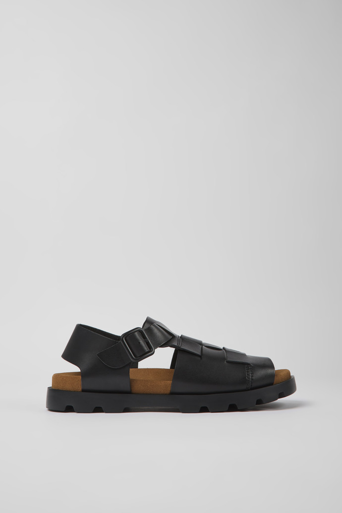 Black Men's Camper Brutus Sandals | K100778-001