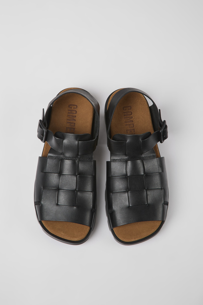 Black Men's Camper Brutus Sandals | K100778-001