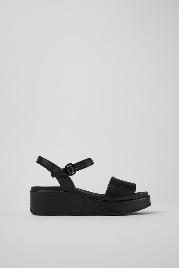 Black Women's Camper Misia Platform Sandals | K200564-012