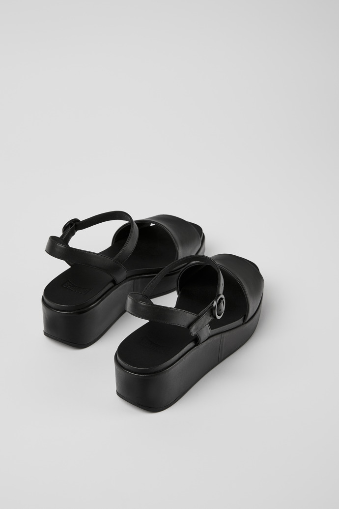 Black Women's Camper Misia Platform Sandals | K200564-012