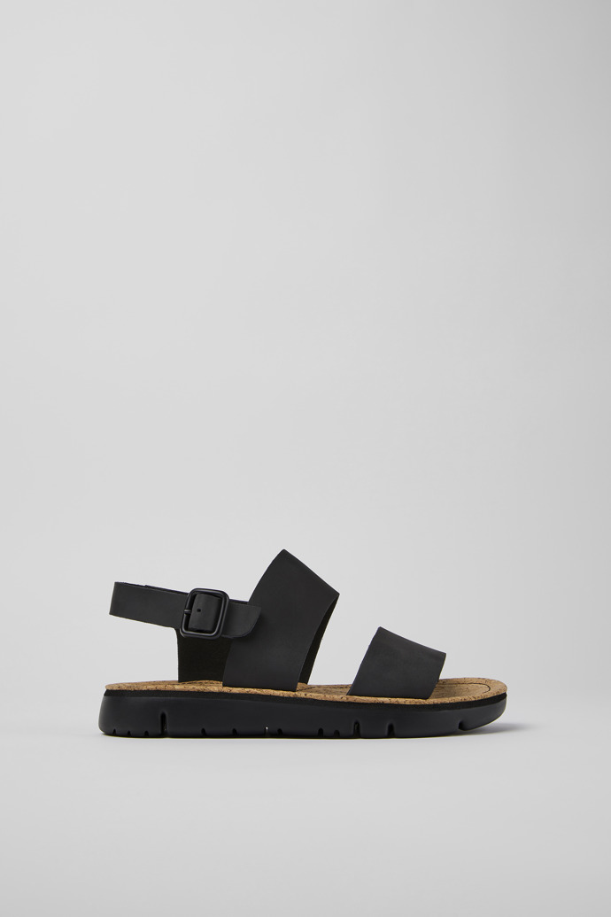 Black Women's Camper Oruga Sandals | K201038-001