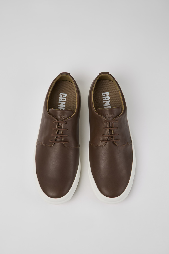 Brown Men's Camper Chasis Lace Up Shoes | K100836-012