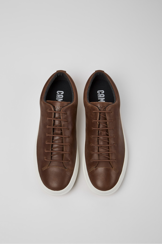 Brown Men's Camper Chasis Sneakers | K100373-023