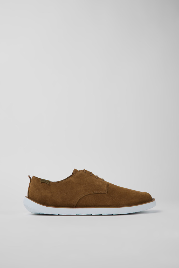 Brown Men's Camper Wagon Lace Up Shoes | K100669-014