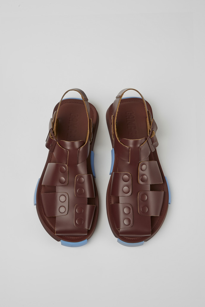 Burgundy Men's Camper Set Sandals | K100859-002