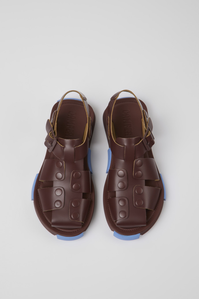 Burgundy Women's Camper Set Sandals | K201453-002