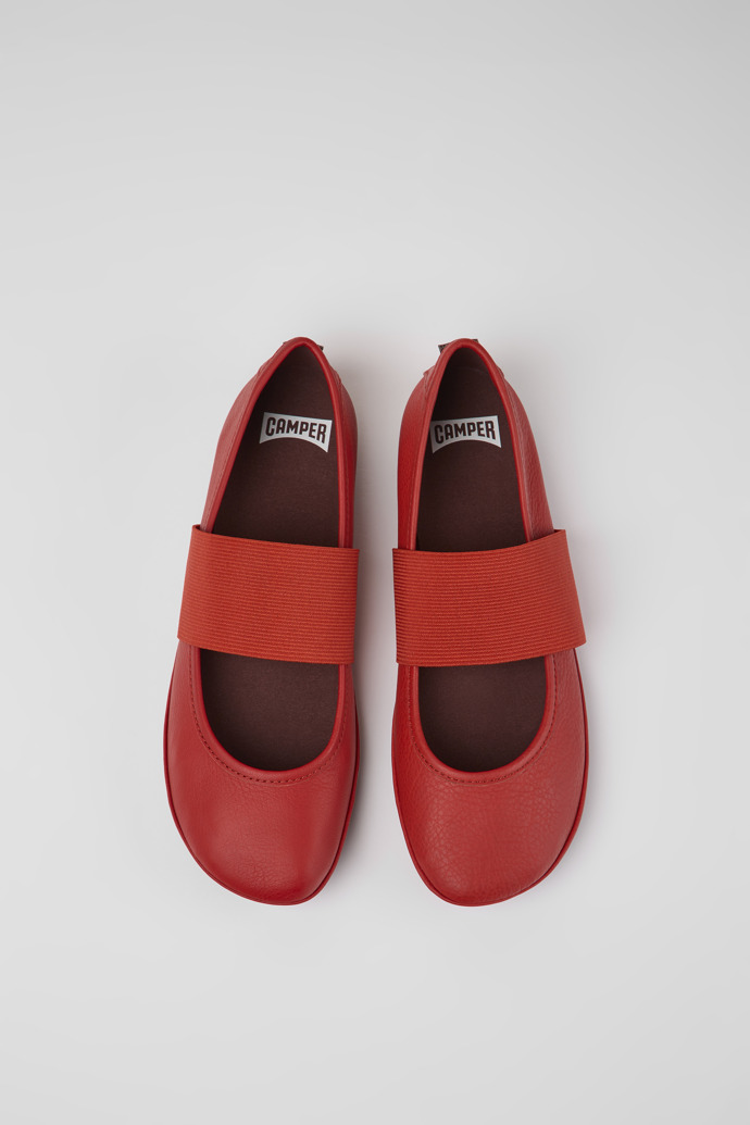 Red Women's Camper Right Ballerina | 21595-199