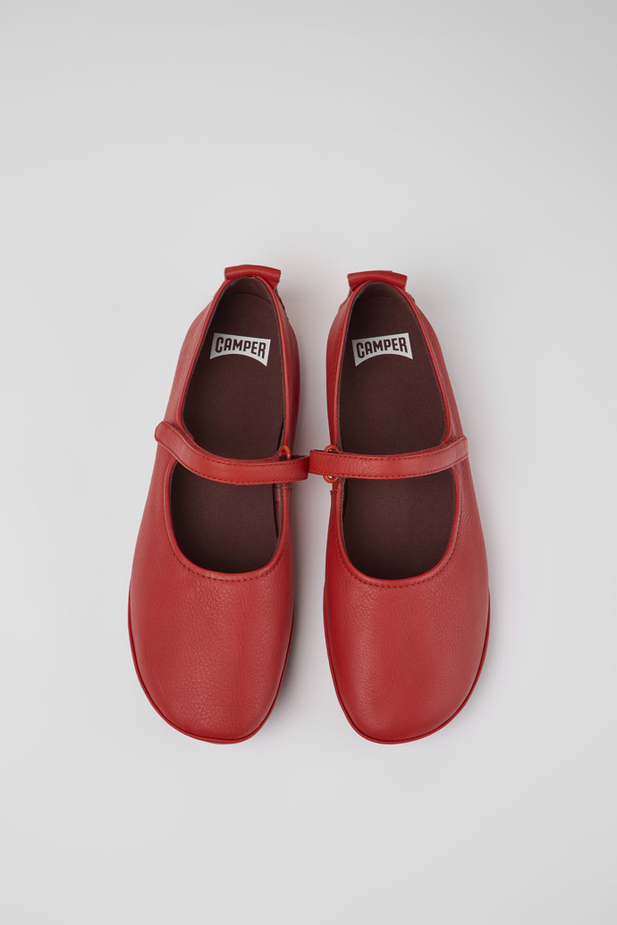 Red Women's Camper Right Ballerina | K201365-003