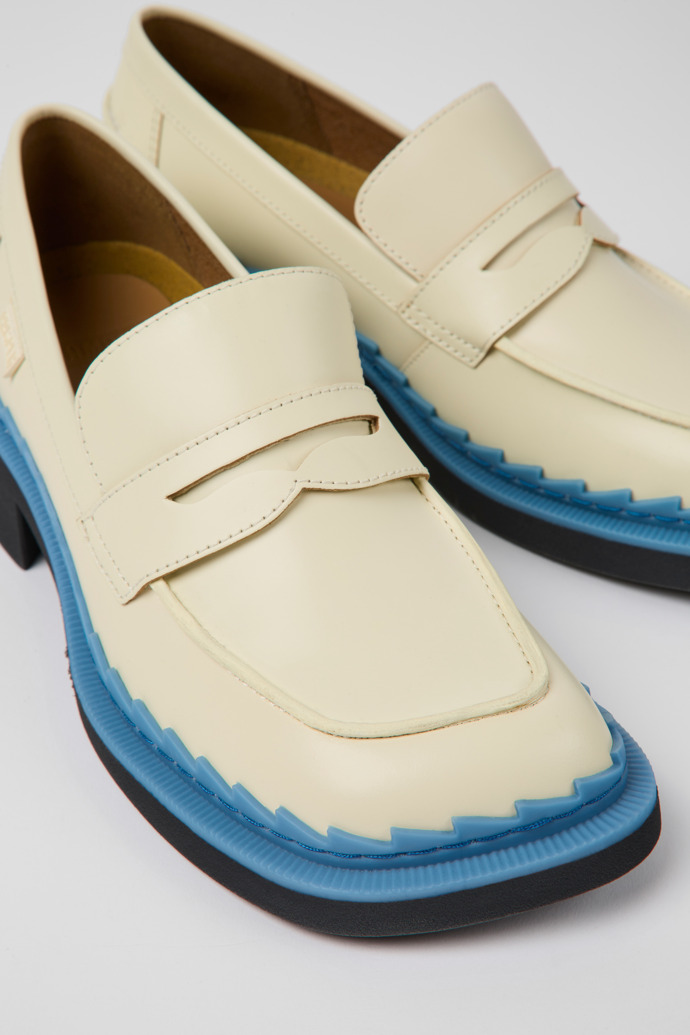 White Women\'s Camper Taylor Loafers | K201320-009